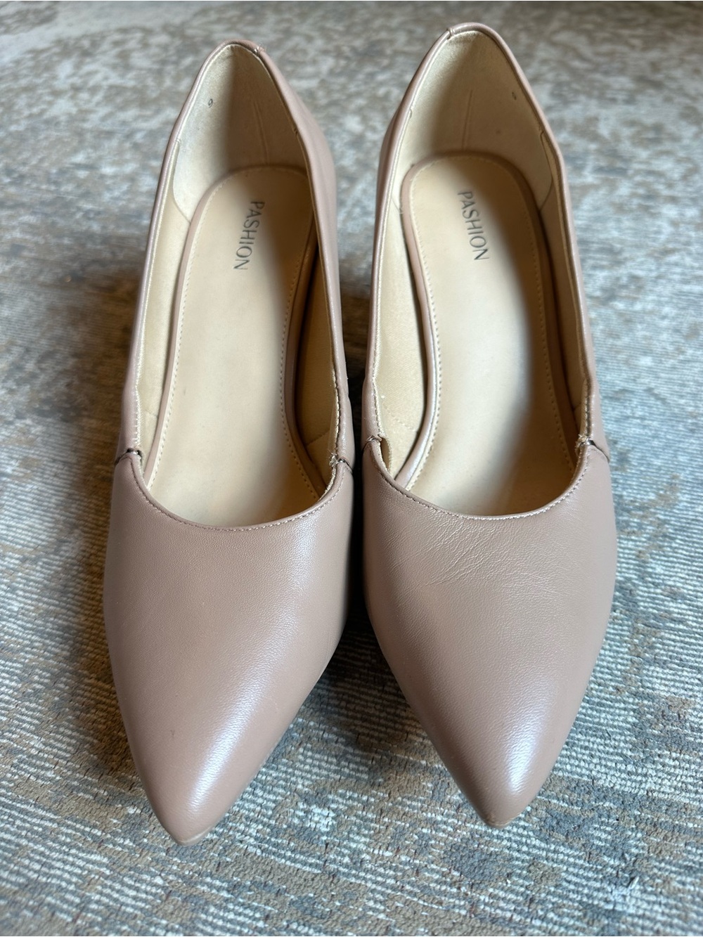 Pashion Footwear Blush Pointed-Toe Pumps - Picture 4 of 6